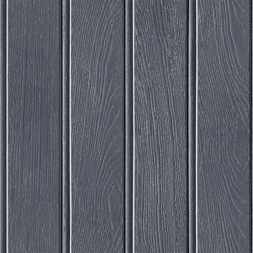 Beadboard Panel Wallpaper in Navy Blue