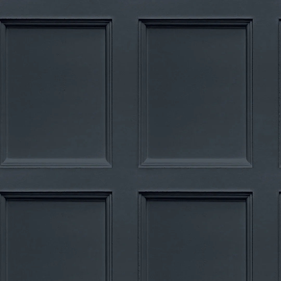 Sample of Classic Wood Panel Wallpaper Blue (53 x 30cm) I Love Wallpaper