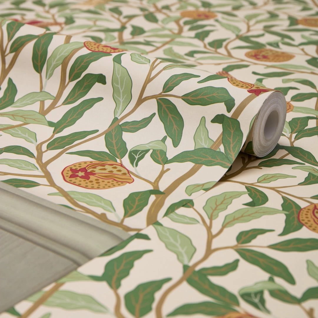green and white wallpaper uk