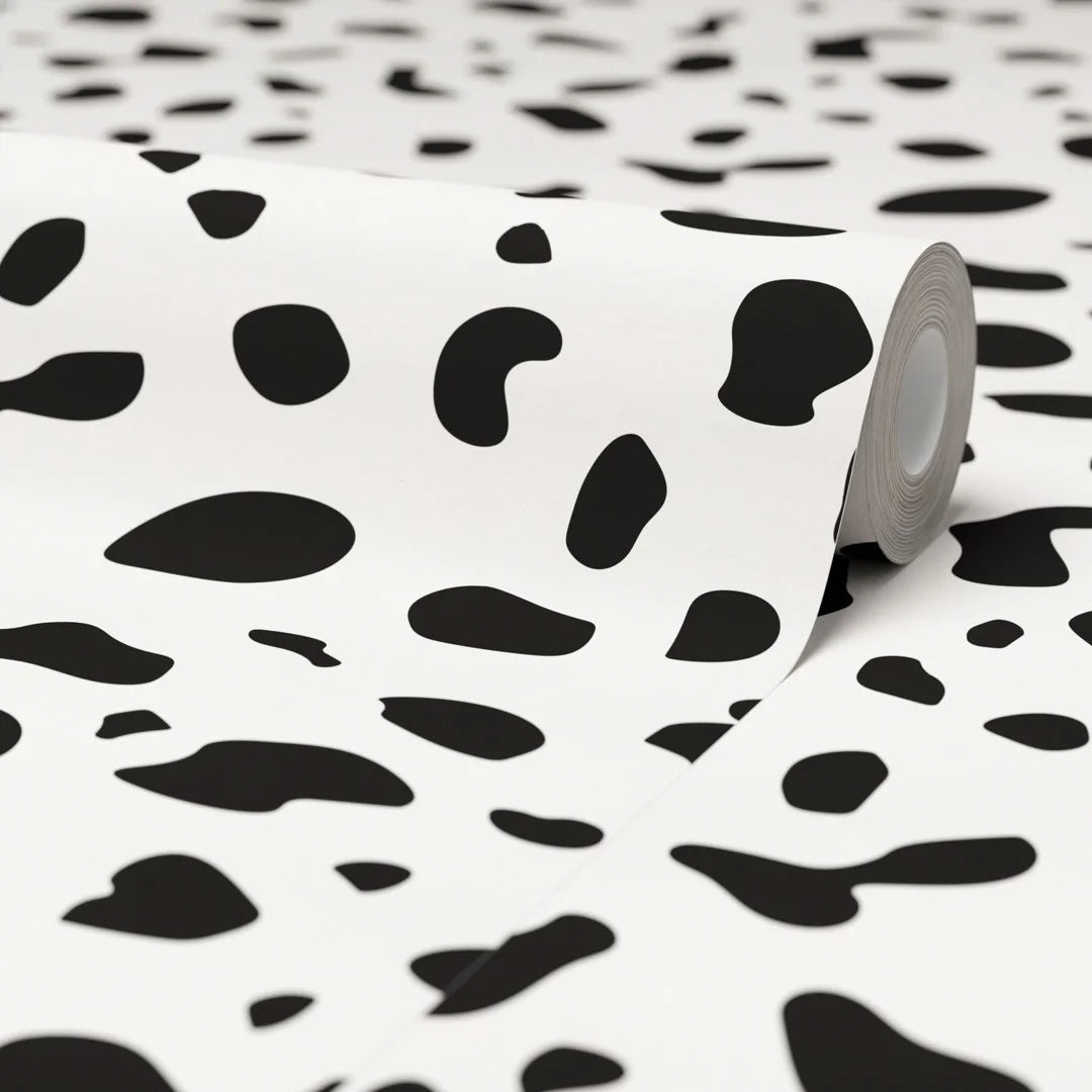 Lots of Spots Wallpaper Black and White – I Love Wallpaper