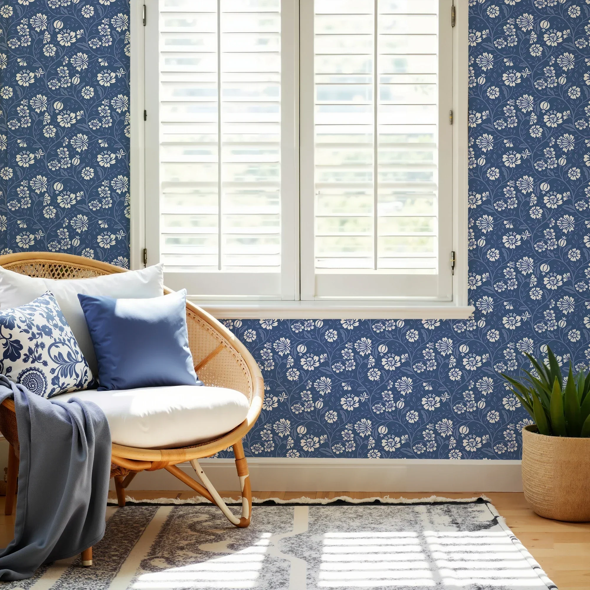 How to Wallpaper Around a Window