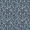 Antique Leaf Wallpaper in Navy