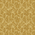 Antique Leaf Wallpaper in Ochre