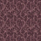 Antique Leaf Wallpaper in Plum