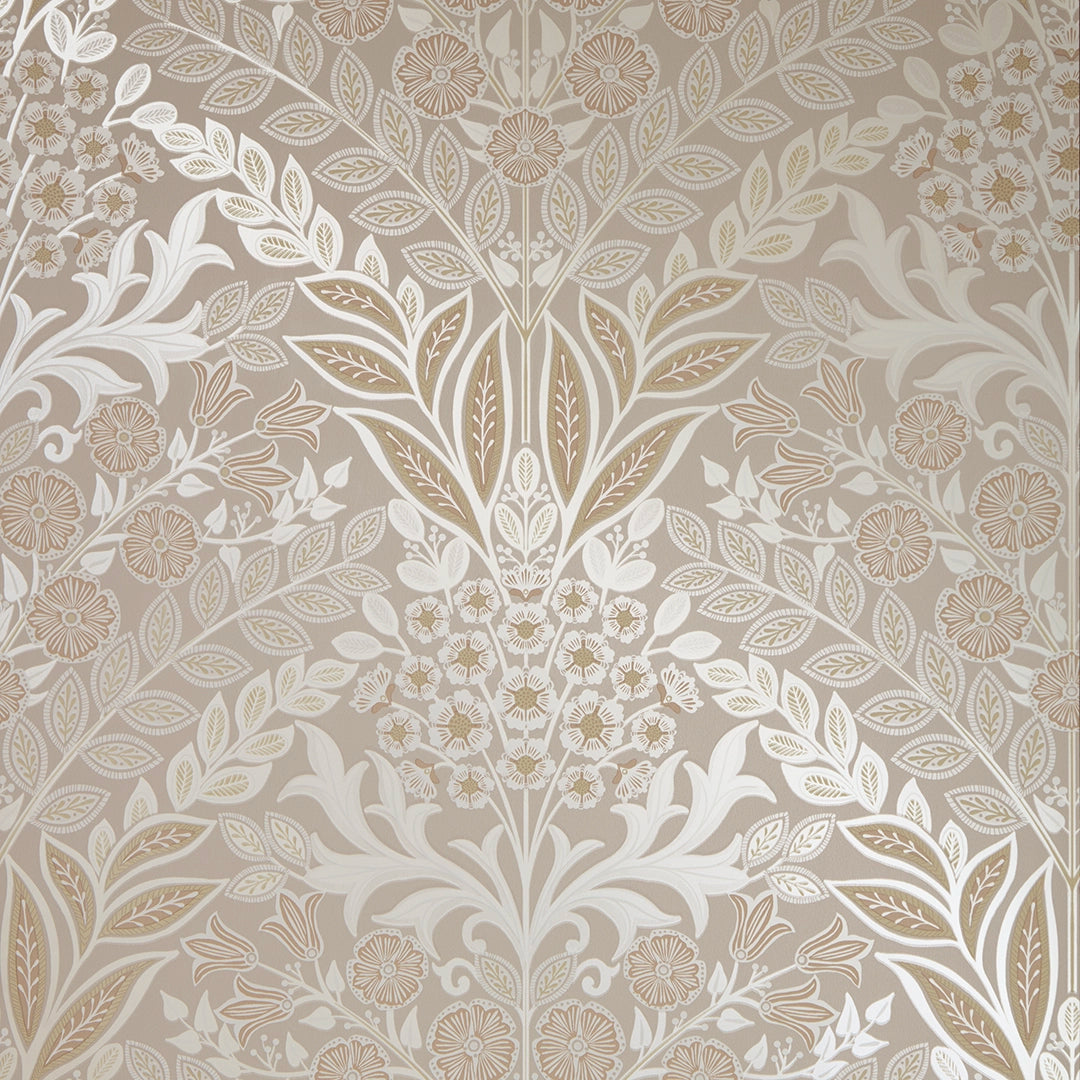 Artist's Garden Wallpaper in Shades of Cream – I Love Wallpaper
