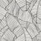 Banana Leaf Wallpaper in Mono