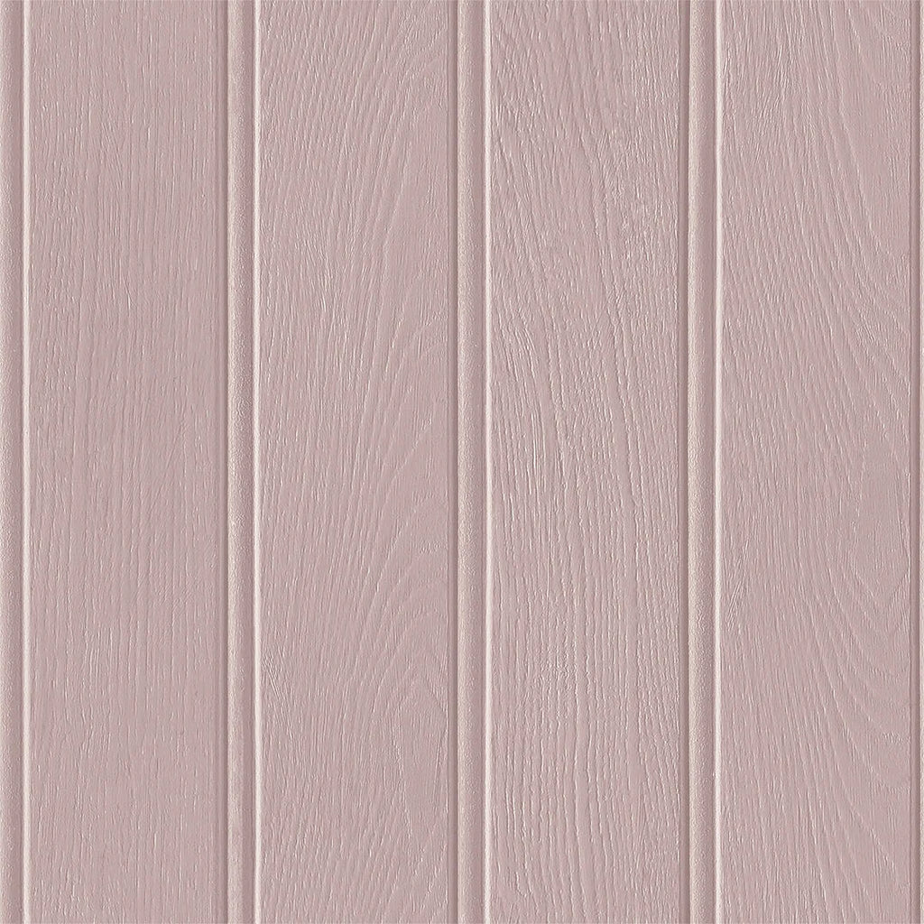Sample of Beadboard Panel wallpaper in Blush Pink