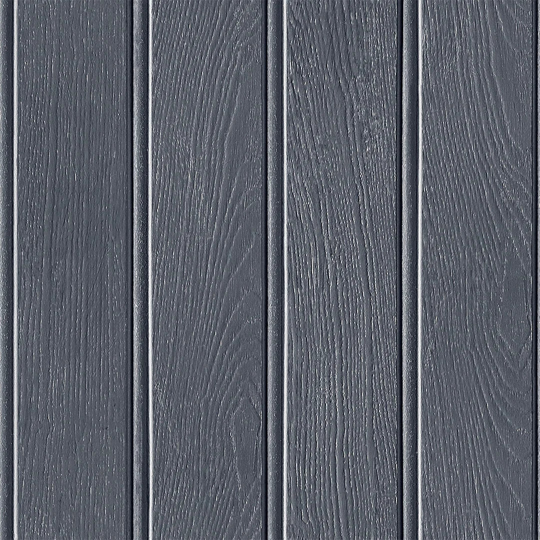 Beadboard Panel Wallpaper in Navy Blue