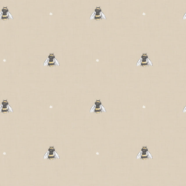 Bumble Bee Wallpaper in Natural