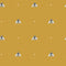 Bumble Bee Wallpaper in Mustard
