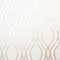 Camden Wave Wallpaper in Neutral and Gold
