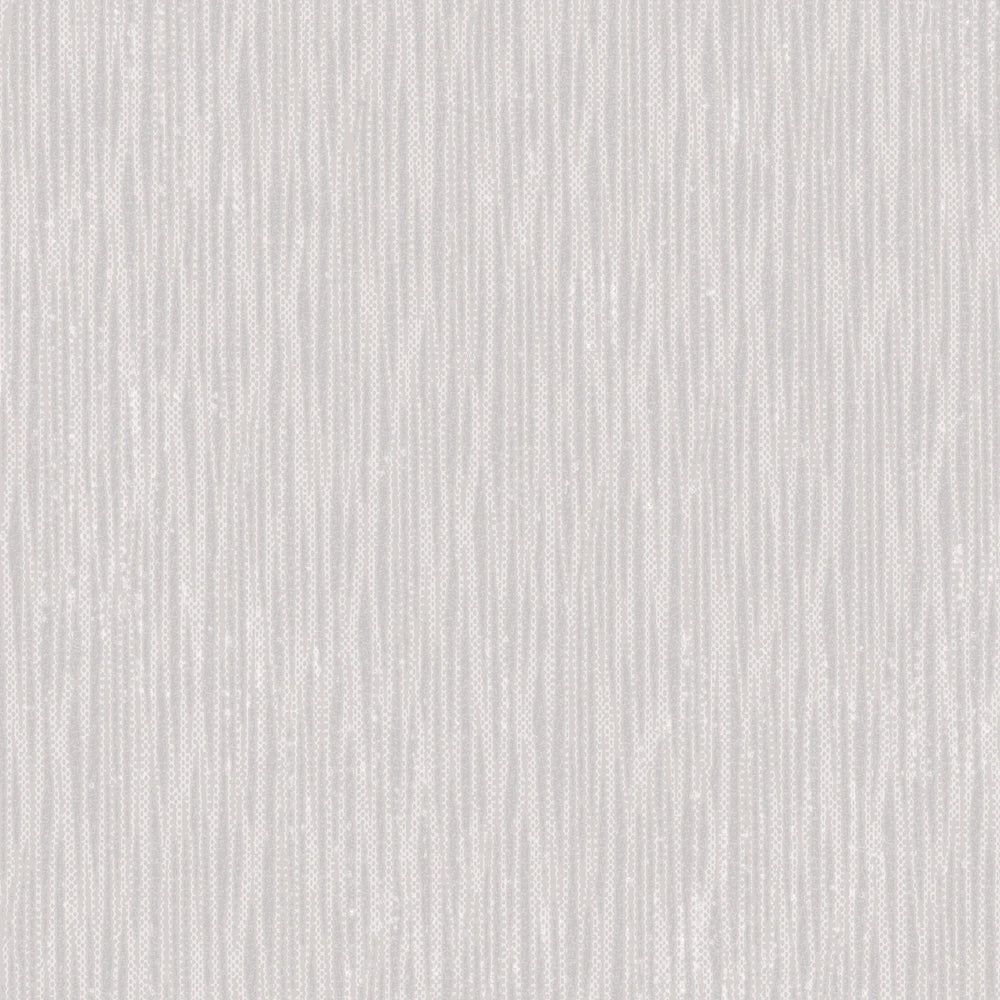 Chelsea Glitter Plain Textured Wallpaper in Soft Grey and Silver