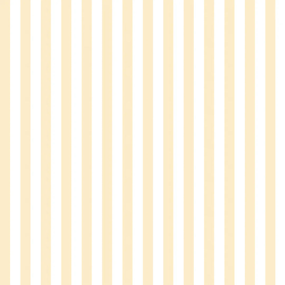 Sample of Classic Stripe Wallpaper in Lemon Yellow