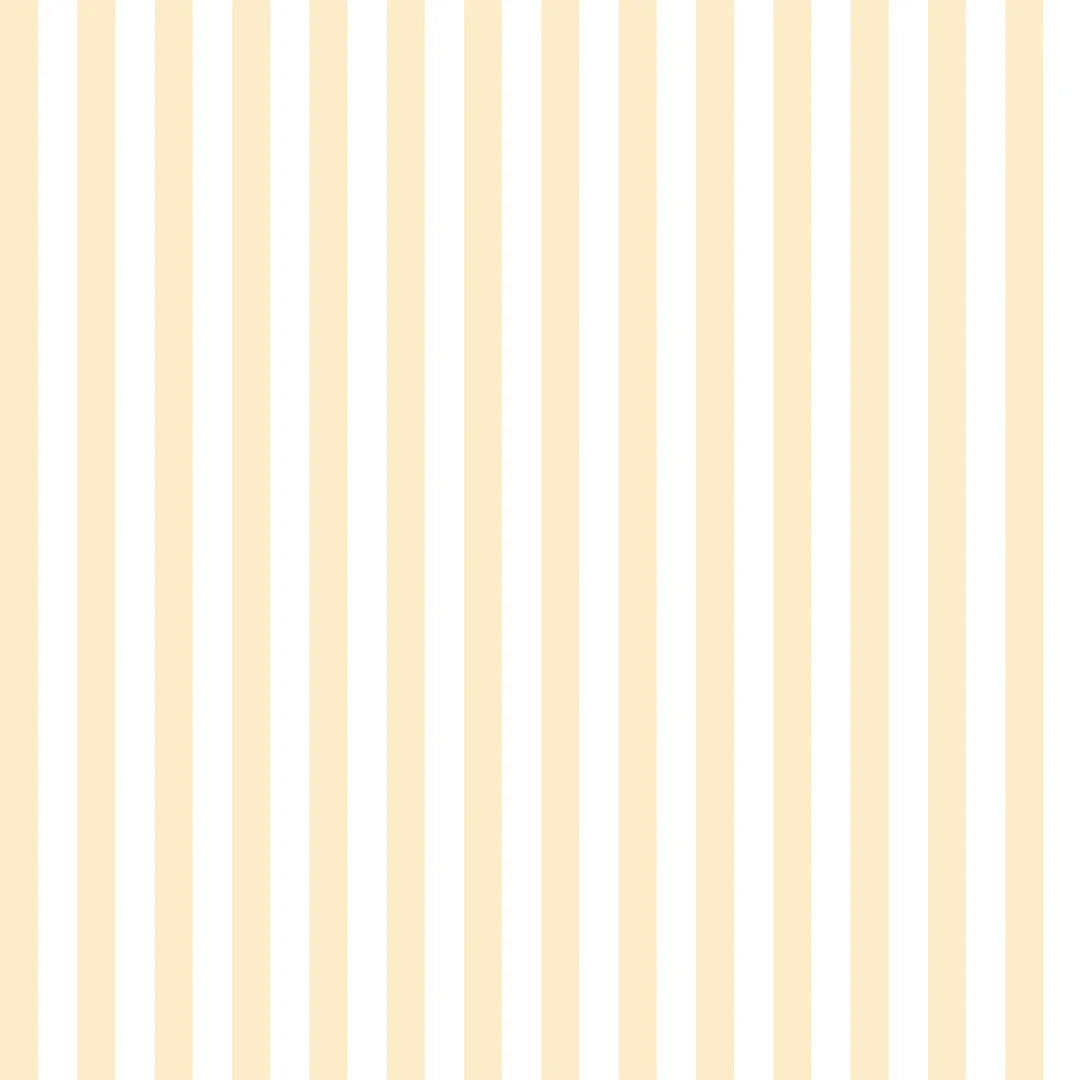 Sample of Classic Stripe Wallpaper in Lemon Yellow