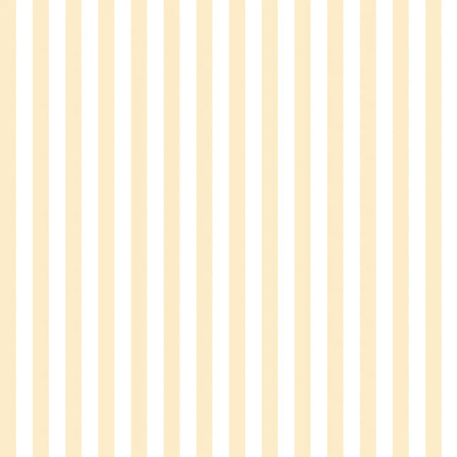 Classic Stripe Wallpaper in Lemon Yellow