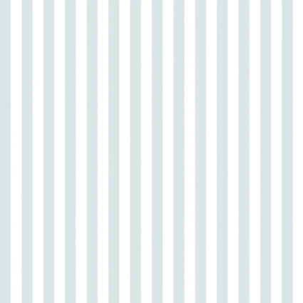 Classic Stripe Wallpaper in Powder Blue