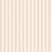 Classic Stripe Wallpaper in Cream and Truffle