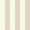 Classic Wide Stripe Wallpaper in Magnolia and Sandstone