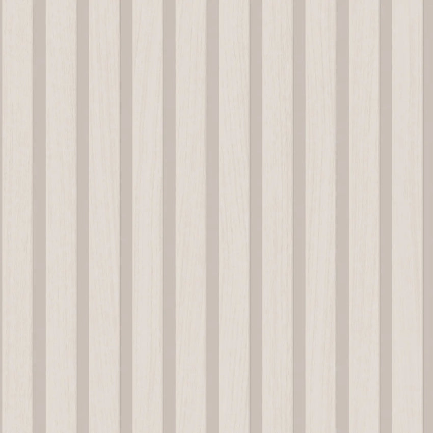 Sample of Contemporary Wood Slat Wallpaper Natural (53 x 30cm)