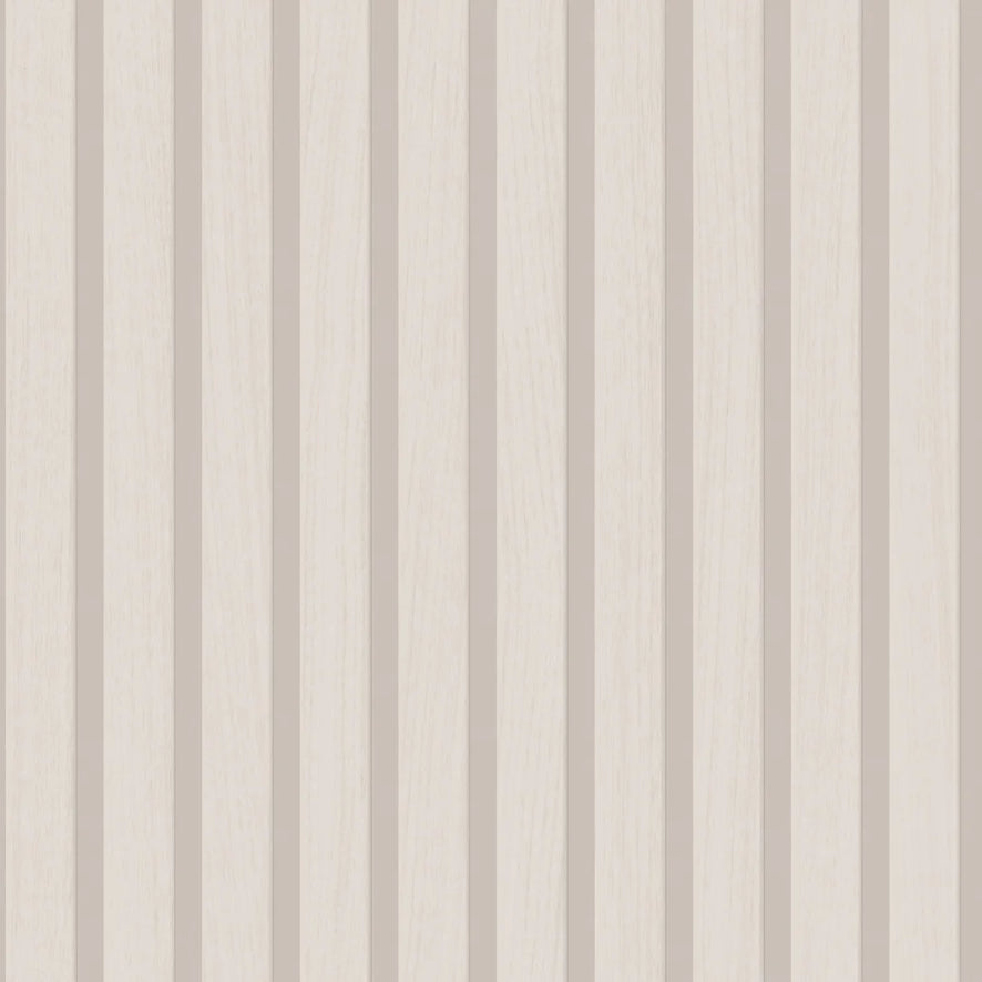 Sample of Contemporary Wood Slat Wallpaper Natural (53 x 30cm)