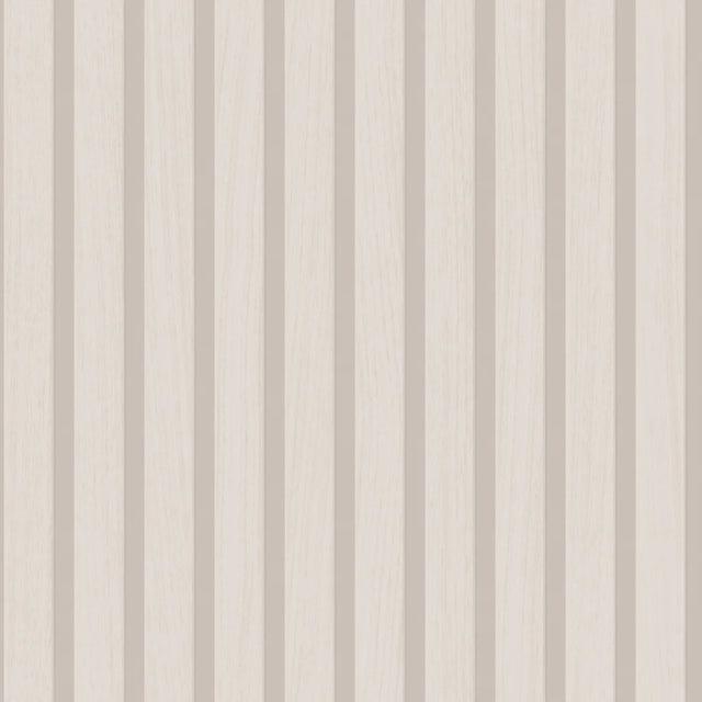 Contemporary Wood Slat Wallpaper in Natural