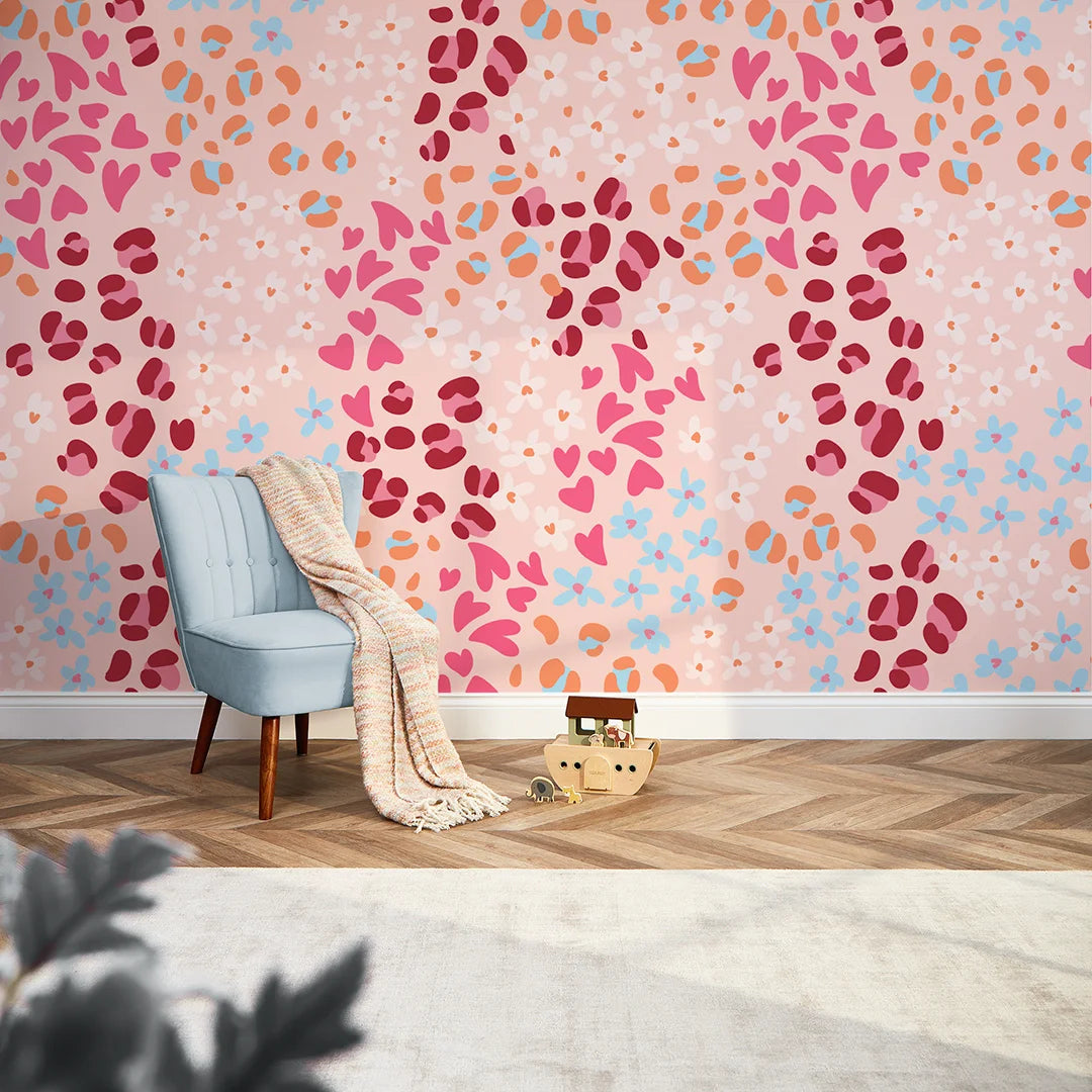 1950s Floral Vintage Wallpaper – Hannah's Treasures Vintage Wallpaper