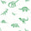 Dino Childrens Wallpaper in Green