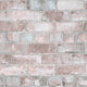 Downtown Brick Wallpaper in Blush