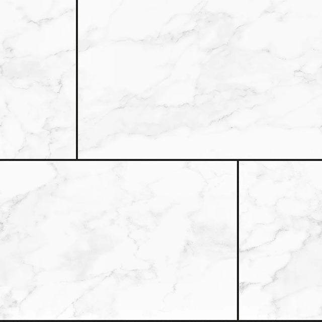 Florence Marble Wallpaper in Charcoal Grey