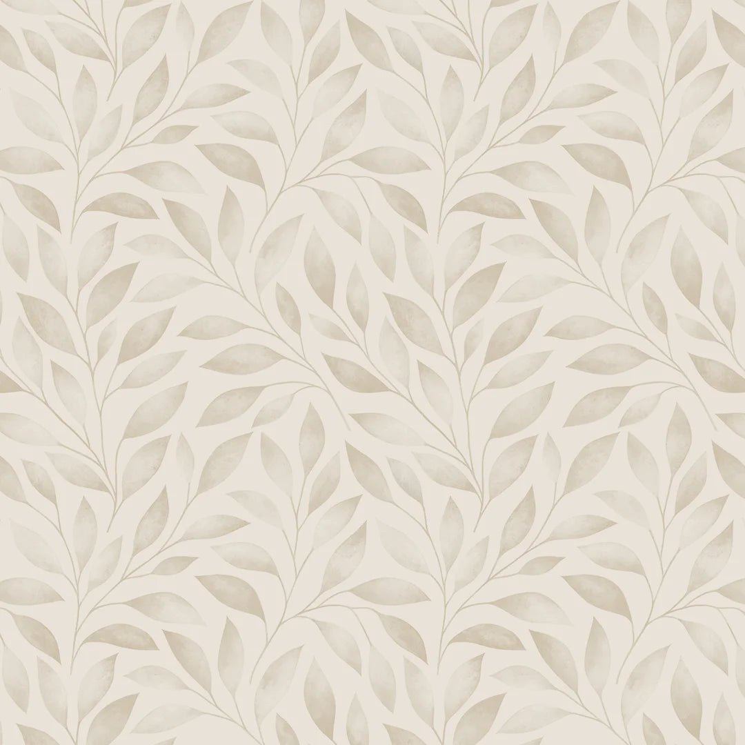 Sample of Gentle Vines Wallpaper in Sandstone
