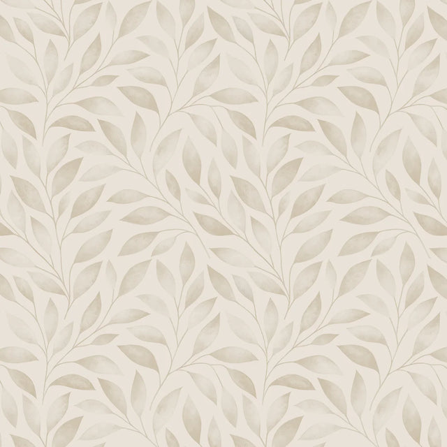 Gentle Vines Wallpaper in Sandstone