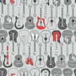 Guitar Hero Wallpaper in Grey and Red