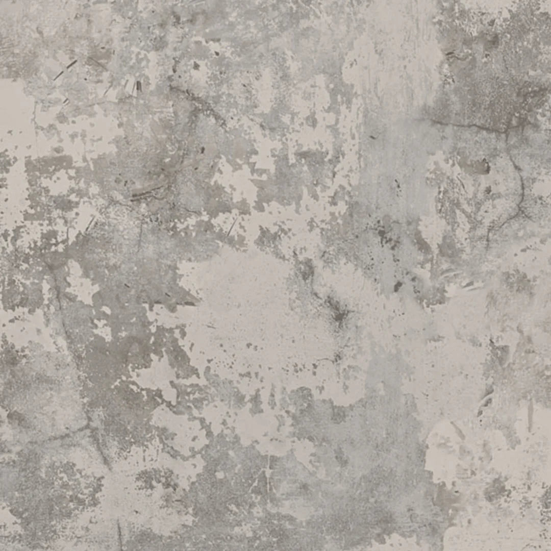 Sample of Patina Concrete Effect Wallpaper in Grey