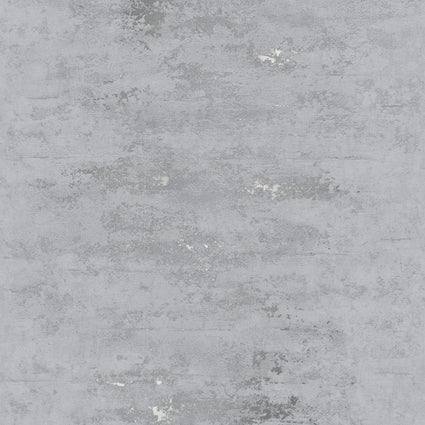 Sample of Venice Industrial Metallic Wallpaper Grey, Silver (53 x 30cm)