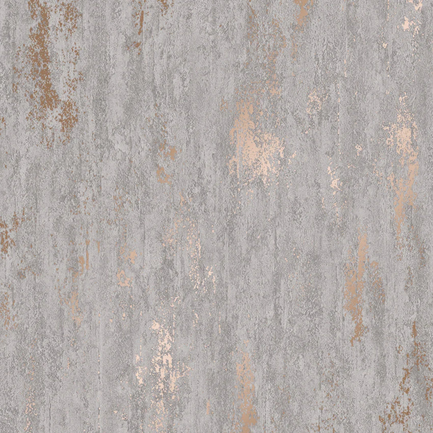 Manhattan Modern Wallpaper in Charcoal and Rose
