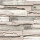 Rustic Shingle Wood Plank Wallpaper in Blush