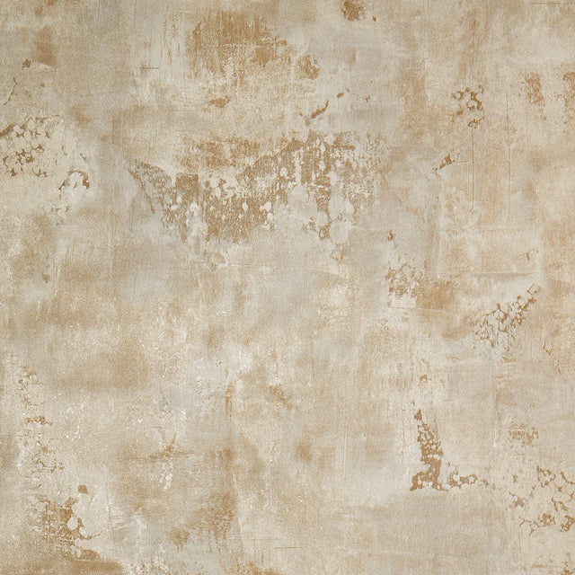 Olympia Industrial Wallpaper in Ivory and Gold