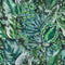 Jungle Fever Wallpaper in Teal and Green