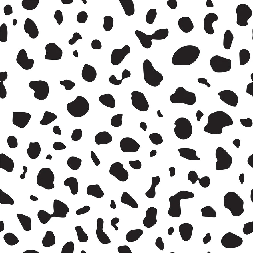 Lots Of Spots Wallpaper Black and White
