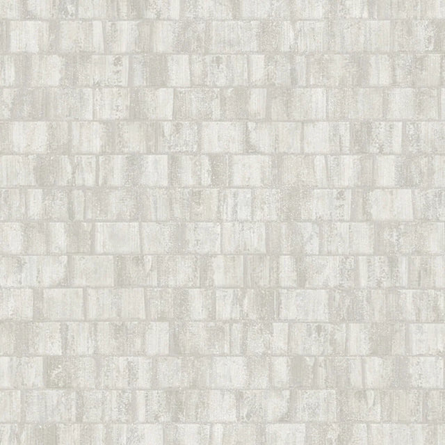 Messina Tile Wallpaper in Beige and Gold