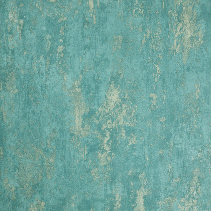 Milan II Wallpaper in Green and Gold