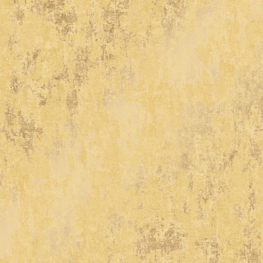 Milan Metallic Wallpaper in Mustard and Gold