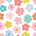 Miss Daisy Wallpaper in Multicoloured Brights