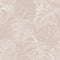 Monstera Leaf Wallpaper in Nude