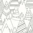 Mountains Alpine Wallpaper in Mono