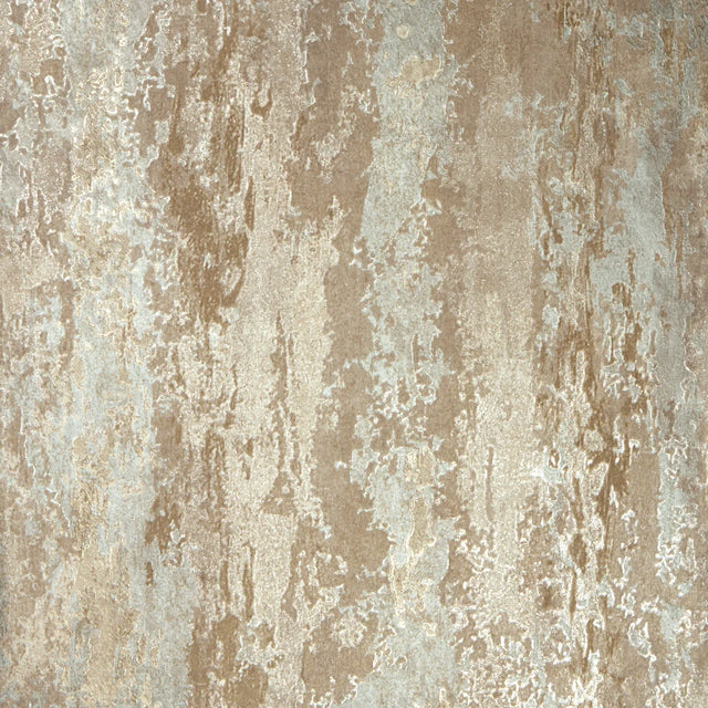 Nova Metallic Wallpaper in Champagne with Silver Sparkle