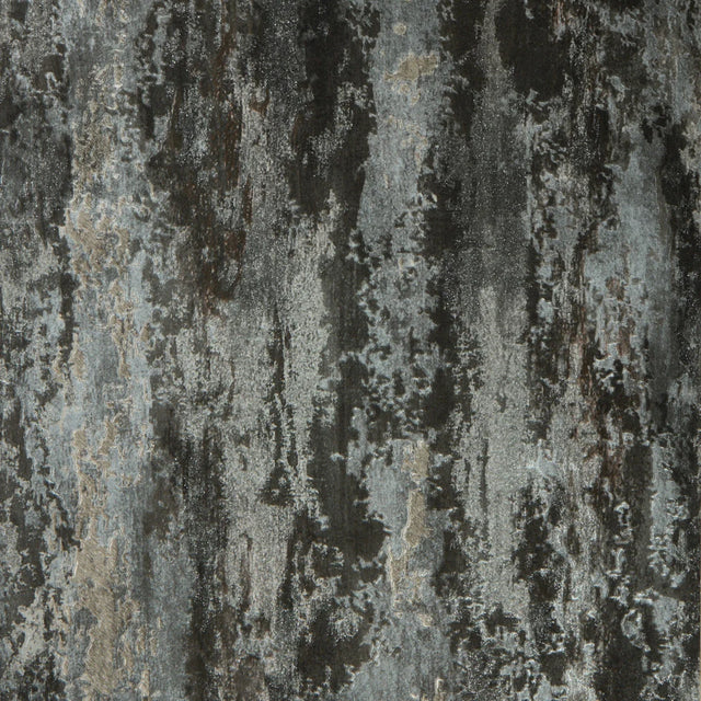 Nova Metallic Wallpaper in Charcoal with Silver Sparkle