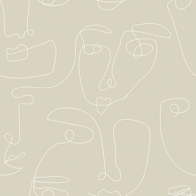 Pablo Wallpaper in Stone