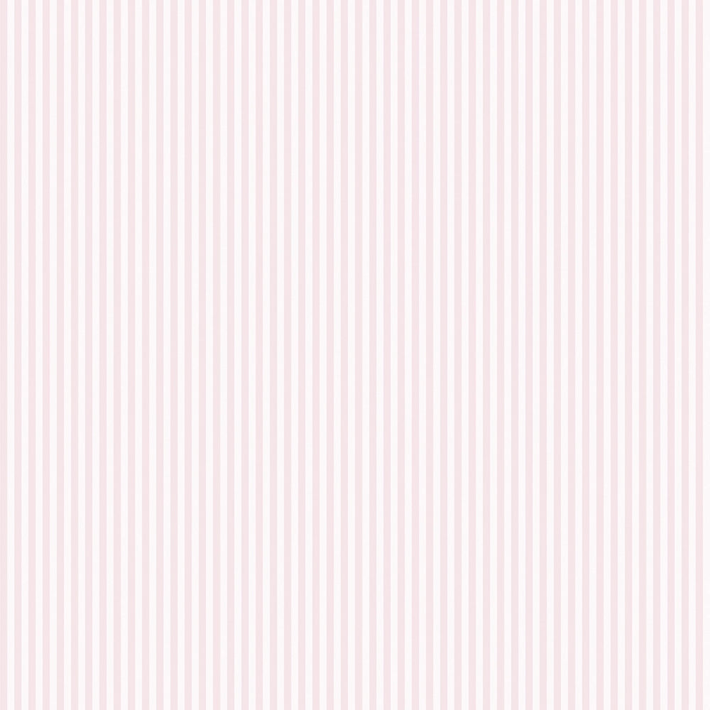 Sample of Pin Stripe Wallpaper in Soft Pink