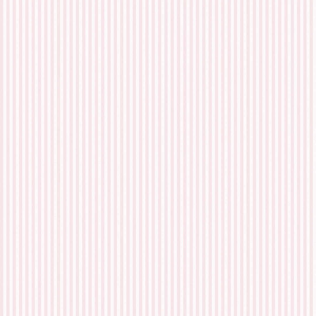 Sample of Pin Stripe Wallpaper in Soft Pink